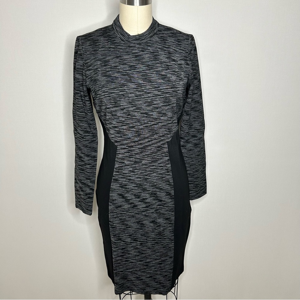 T Tahari Mock Neck Bodycon Dress